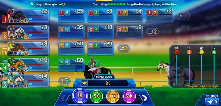 Tham Gia Cá Cược Đua Ngựa Tại iWin Club Nhận Thưởng Siêu Khủng