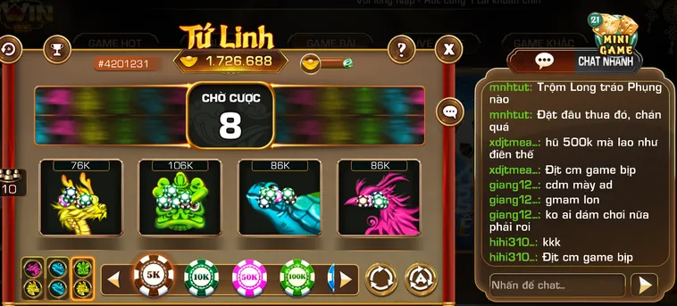 Khám Phá Siêu Phẩm Kho Báu Tứ Linh Tại iWin Club Với Tỷ Lệ Thưởng Cực Khủng