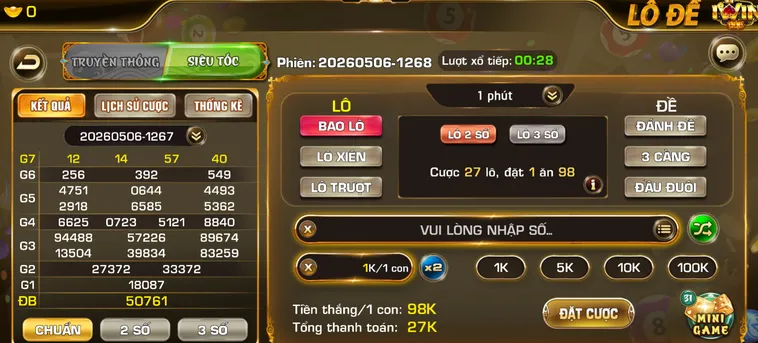 Khám Phá Lô Đề Siêu Tốc Tại iWin Club Cơ Hội Phát Tài Cực Nhanh