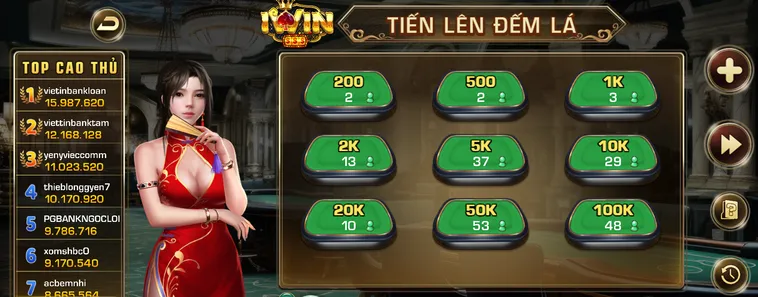 Tiến Lên Đếm Lá Tại iWin Club Đấu Trường Sát Phạt Siêu Tốc Cho Cao Thủ