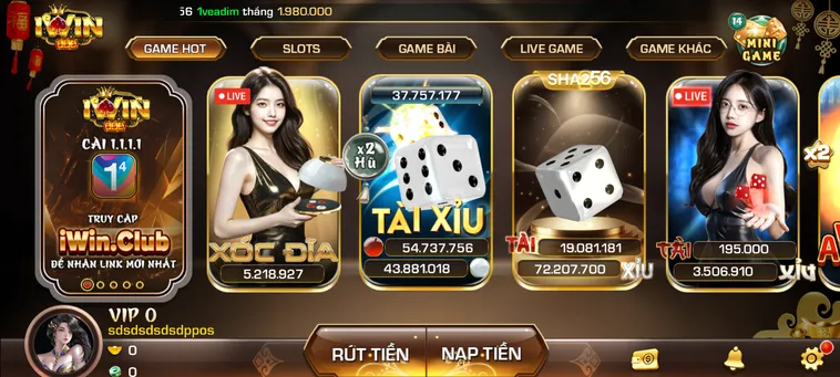 Khám Phá Không Gian Giải Trí Đẳng Cấp Tại iWin Club